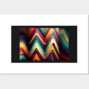 Chevron- PATTERN-001 Posters and Art